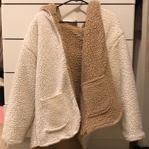 Reversible bear coat